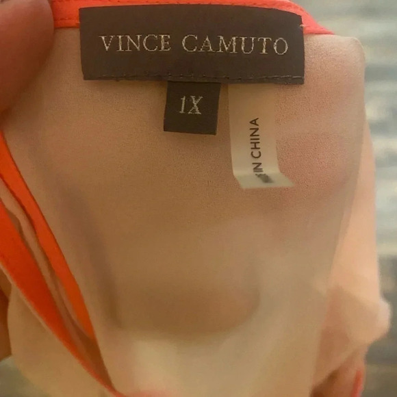 Vince Camuto high low tunic Top pink size 1X - Picture 2 of 6